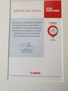 Canon Urkunde CBC